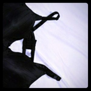 Black striped Bra